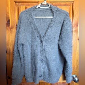 Women’s Eyelash knit cardigan
